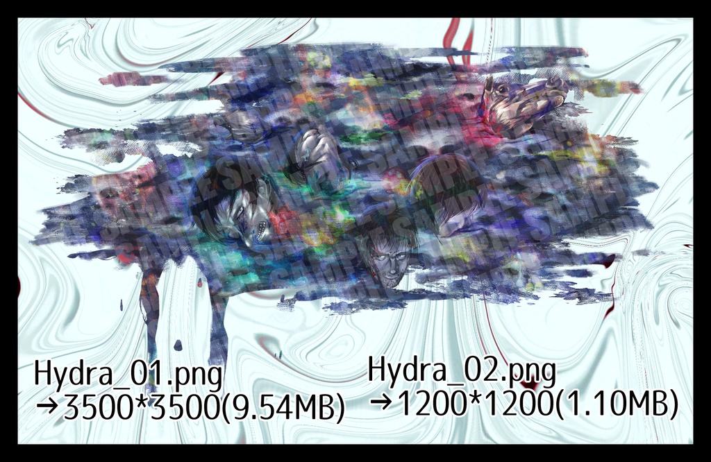 【クトゥルフ神話】ハイドラ-千の顔を持つ月【エネミー画像・立ち絵】