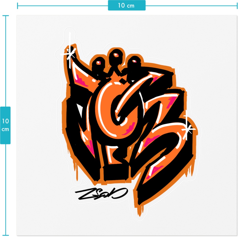 ザイオングラフィティステッカー2