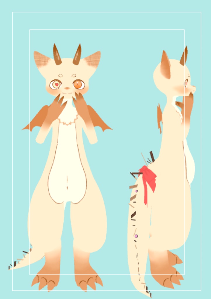 『おかしなどらごん 』3Dモデル Quest対応