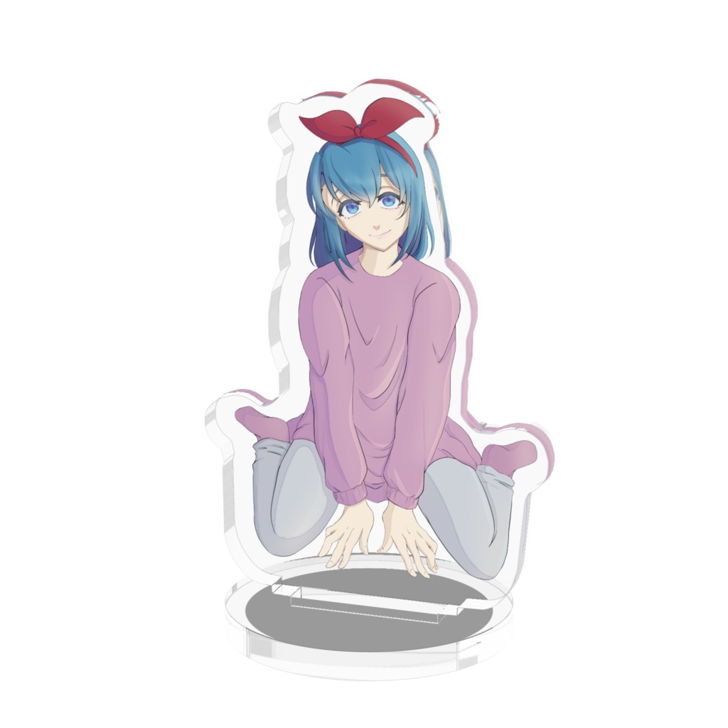 おすわりレイちゃんアクリルフィギュア