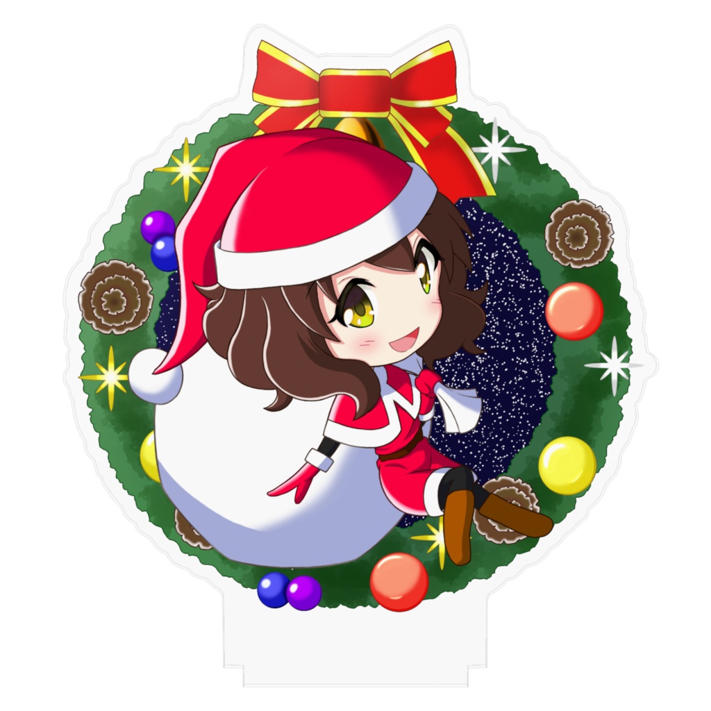アクリルフィギュア久美子(クリスマス)