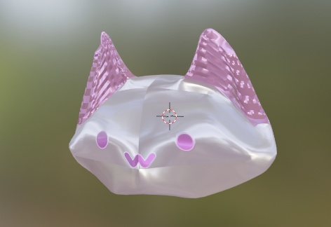 3Dモデル　猫