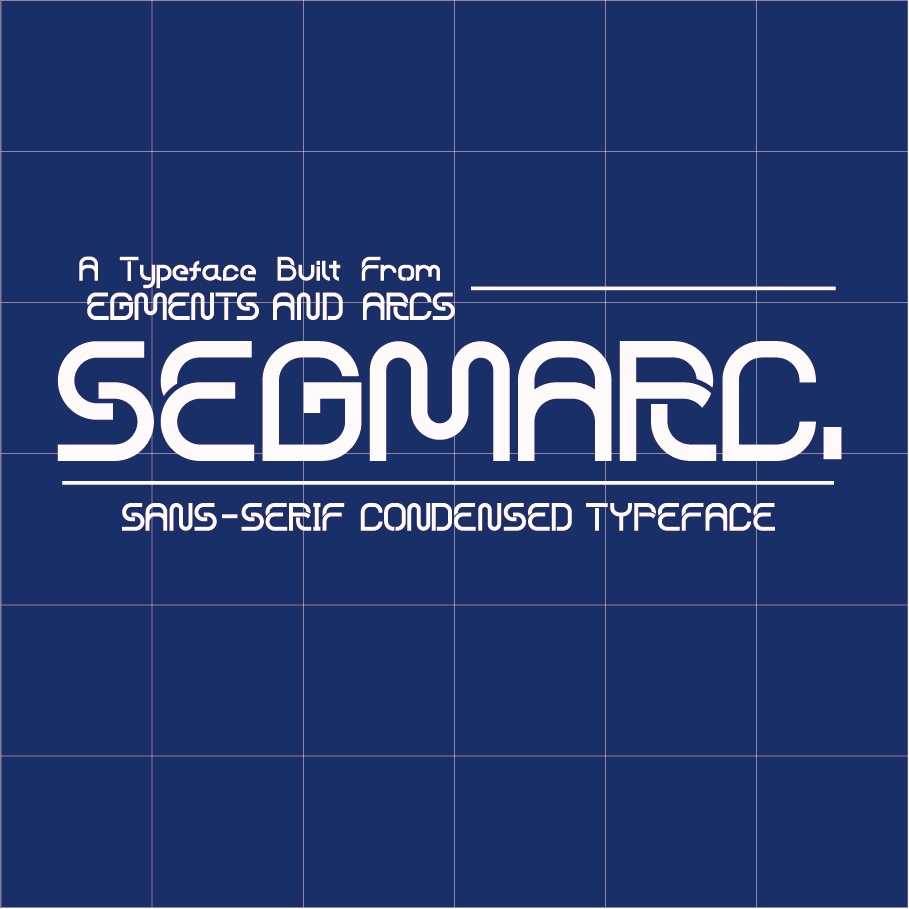 SEGMARC Typeface｜フォント [Free / Donation]