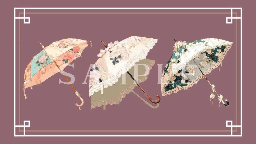 【透過済】傘セット 01