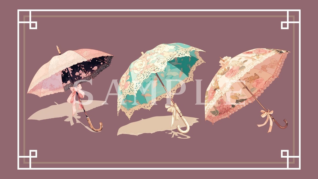 【透過済】傘セット 01