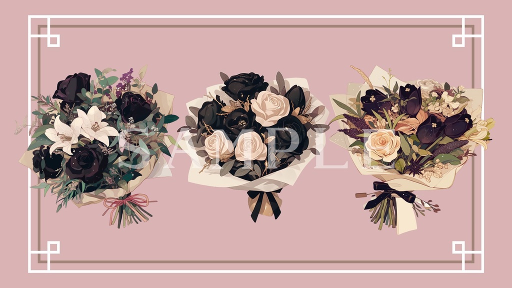 【透過済】ブーケセット 01