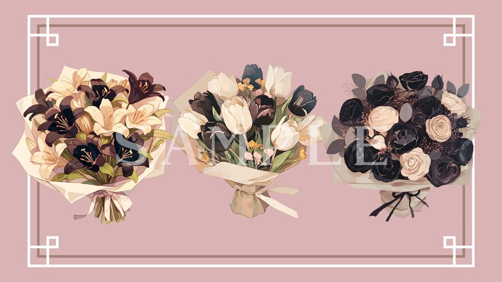 【透過済】ブーケセット 01