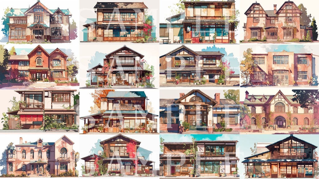 【背景素材】大正レトロセット 02