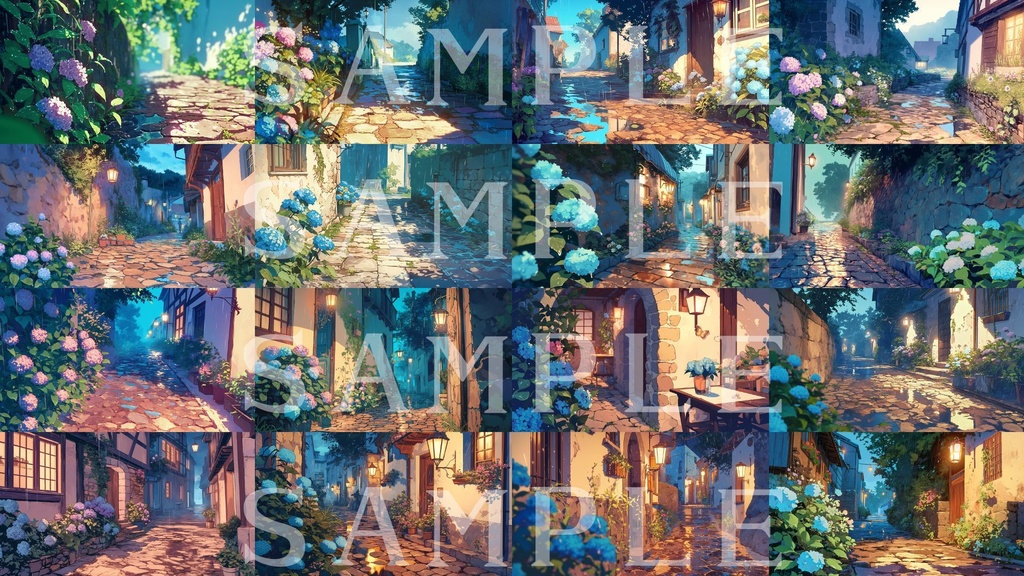 【背景素材】雨の日シーズンセット 01