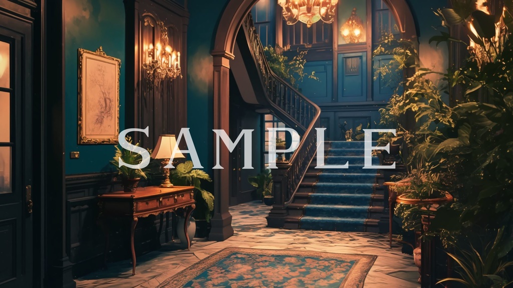 【背景素材】エントランスホール 01