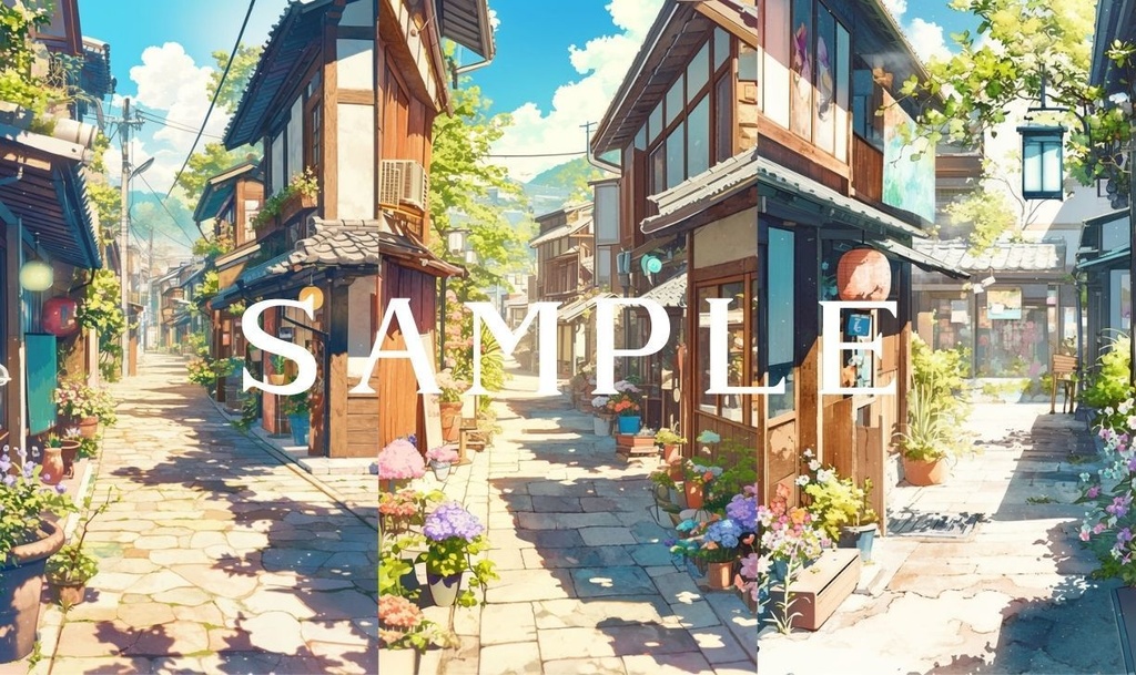 【縦型背景】大正ロマンセット 01