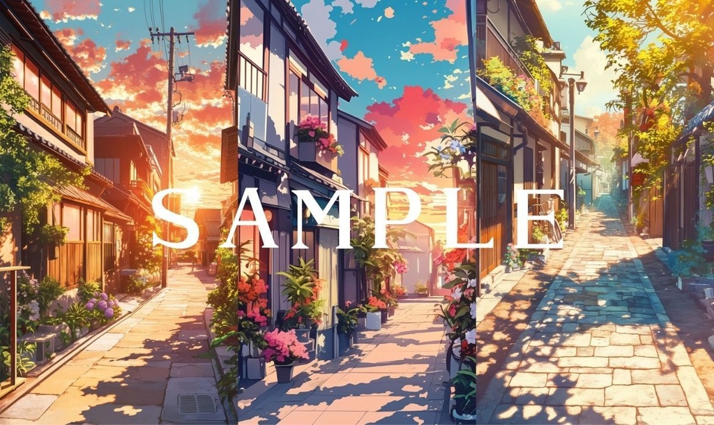 【縦型背景】大正ロマンセット 01