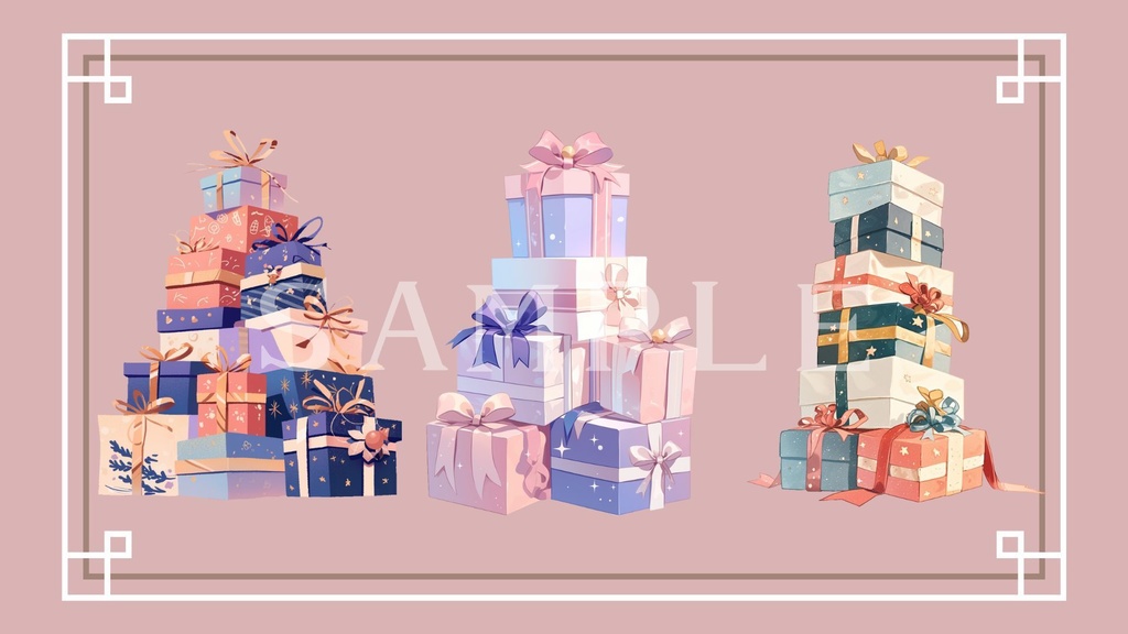 【透過済】プレゼントボックスセット 01