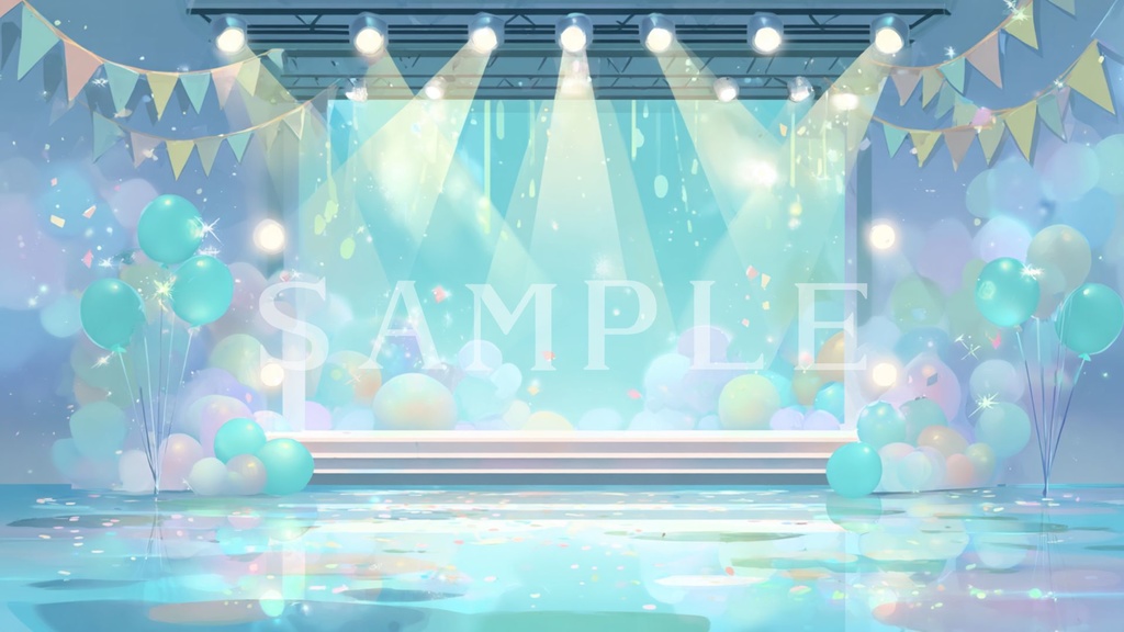 【背景画像】アイドルステージセット 01