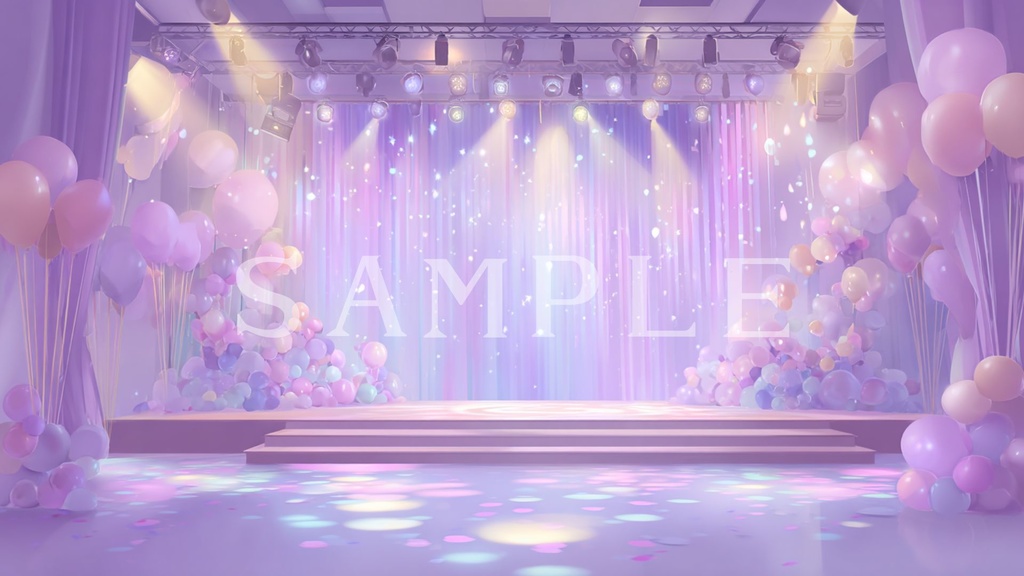 【背景画像】アイドルステージセット 01