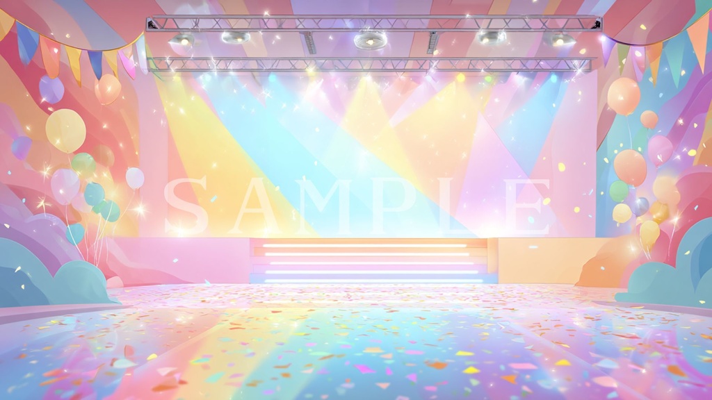 【背景画像】アイドルステージセット 01