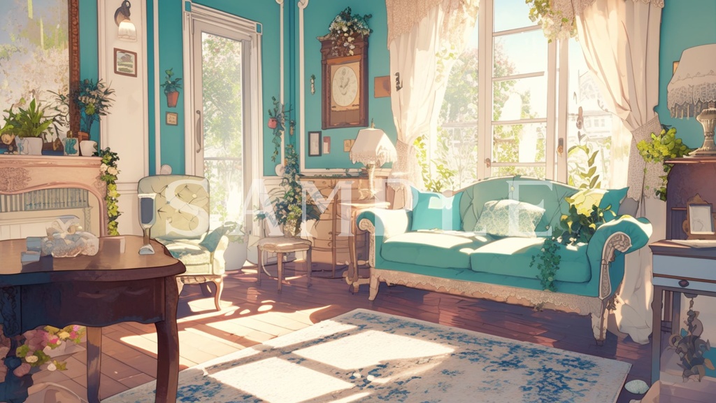 【背景画像】令嬢ルームセット 02