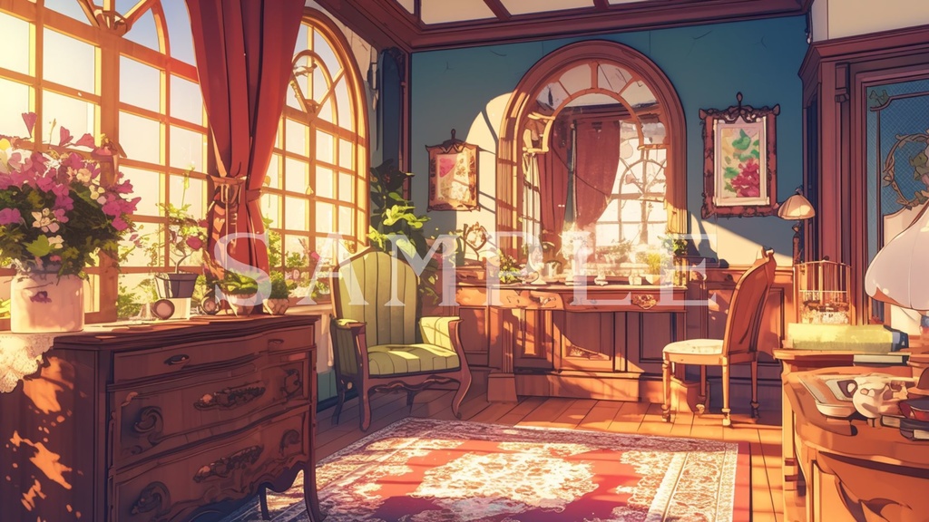 【背景画像】令嬢ルームセット 02