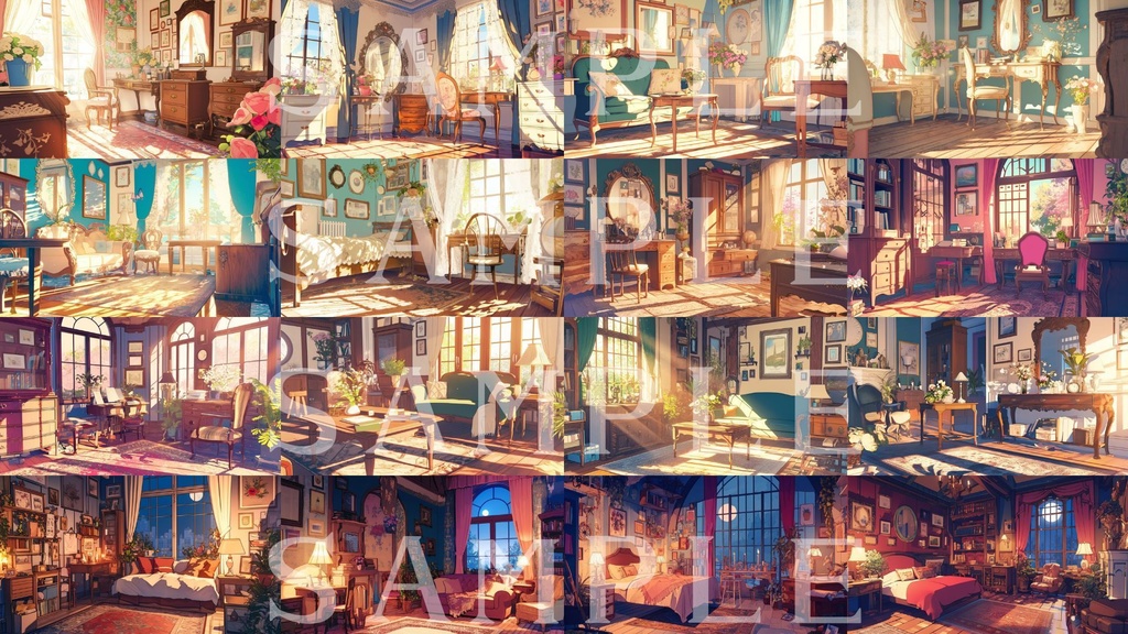 【背景画像】令嬢ルームセット 02