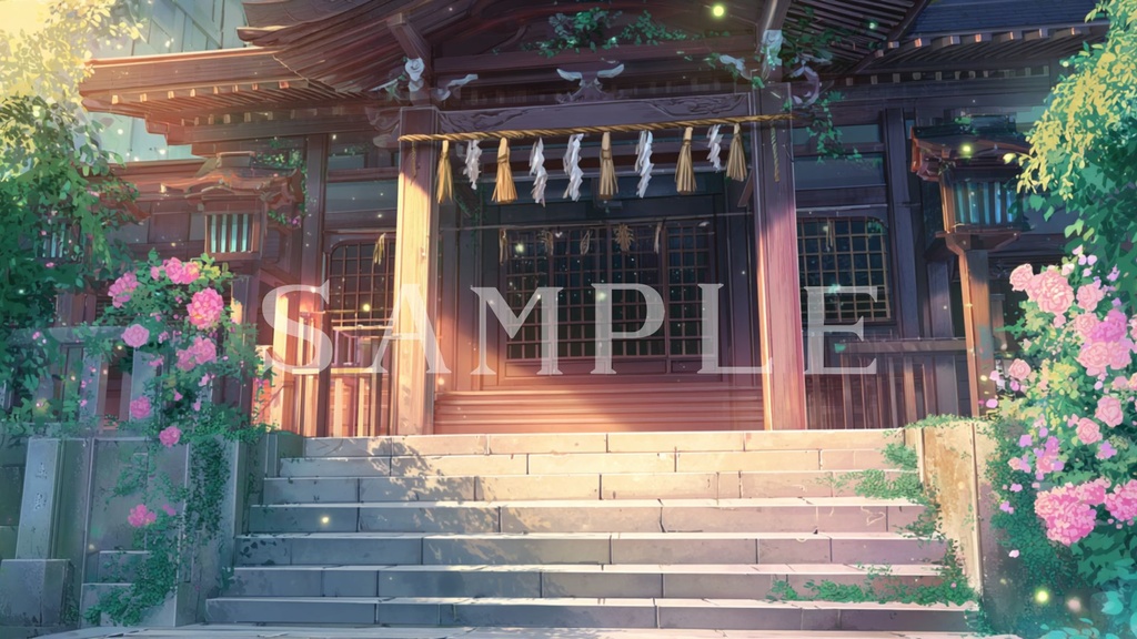 【背景画像】神社セット01