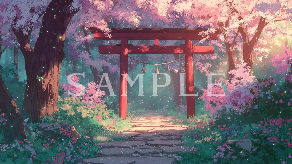 【背景画像】神社セット01