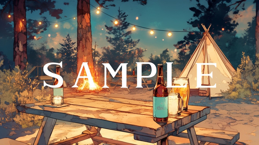 【背景画像】キャンプ・ハイキングセット 01