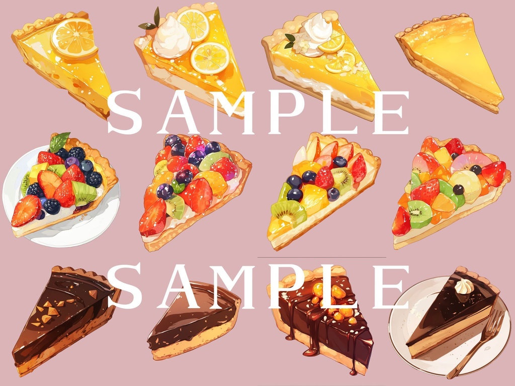 【透過済】タルトセット 01