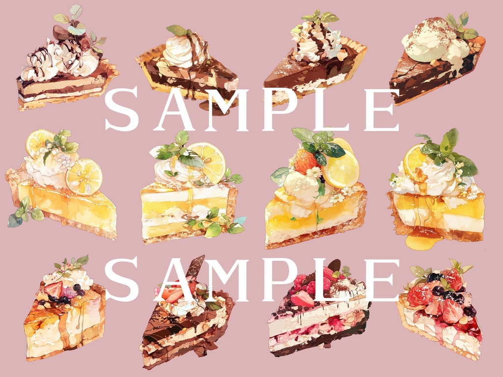 【透過済】タルトセット 01