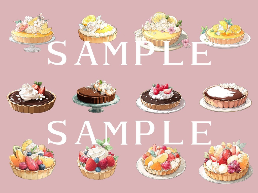 【透過済】タルトセット 02