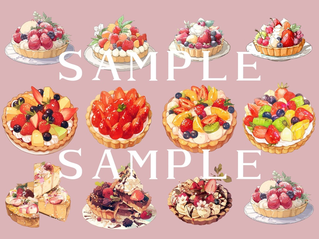 【透過済】タルトセット 02