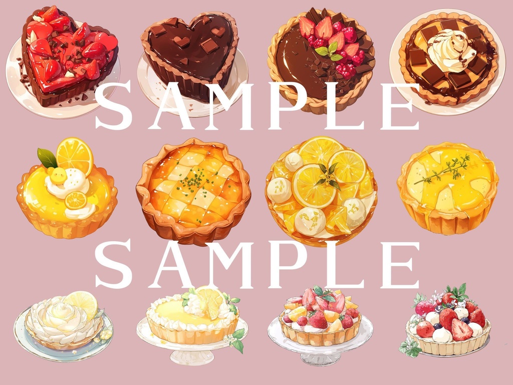 【透過済】タルトセット 02