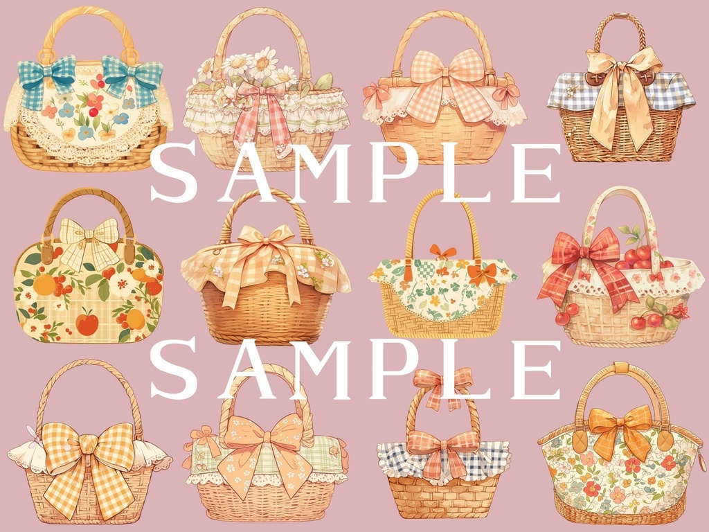 【透過済】ガーリーバッグ(ハンドバック・リュック)セット 01