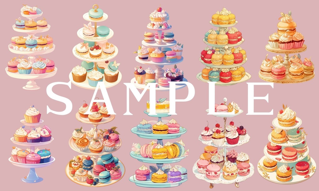 【透過済】アフタヌーンティーセット 02