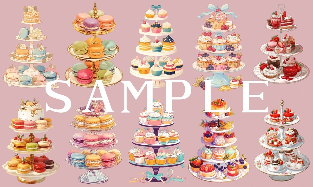 【透過済】アフタヌーンティーセット 02