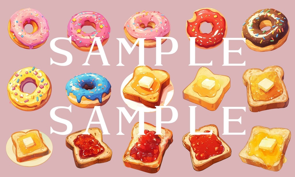 【透過済】いろいろパンセット 01