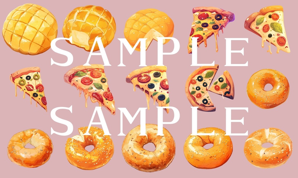 【透過済】いろいろパンセット 01