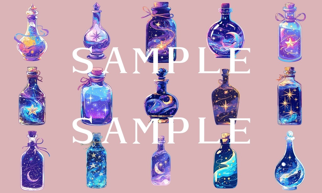 【透過済】ファンタジーボトルセット 01