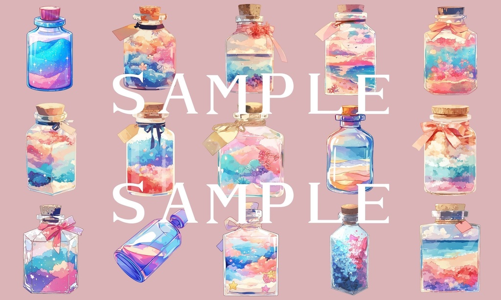 【透過済】ファンタジーボトルセット 01