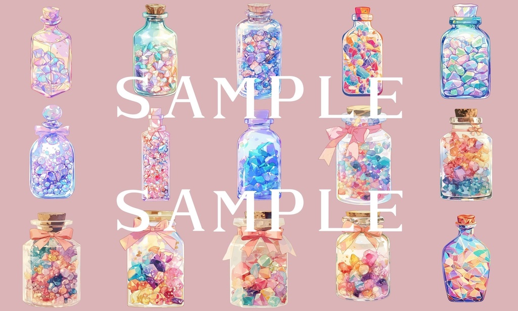 【透過済】ファンタジーボトルセット 01