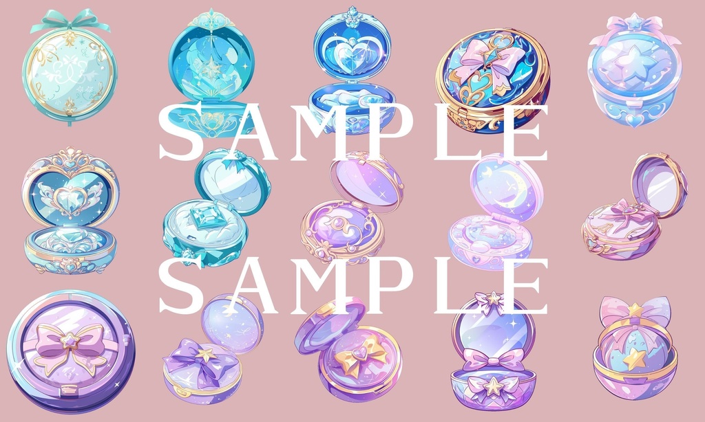 【透過済】魔法少女セット 01