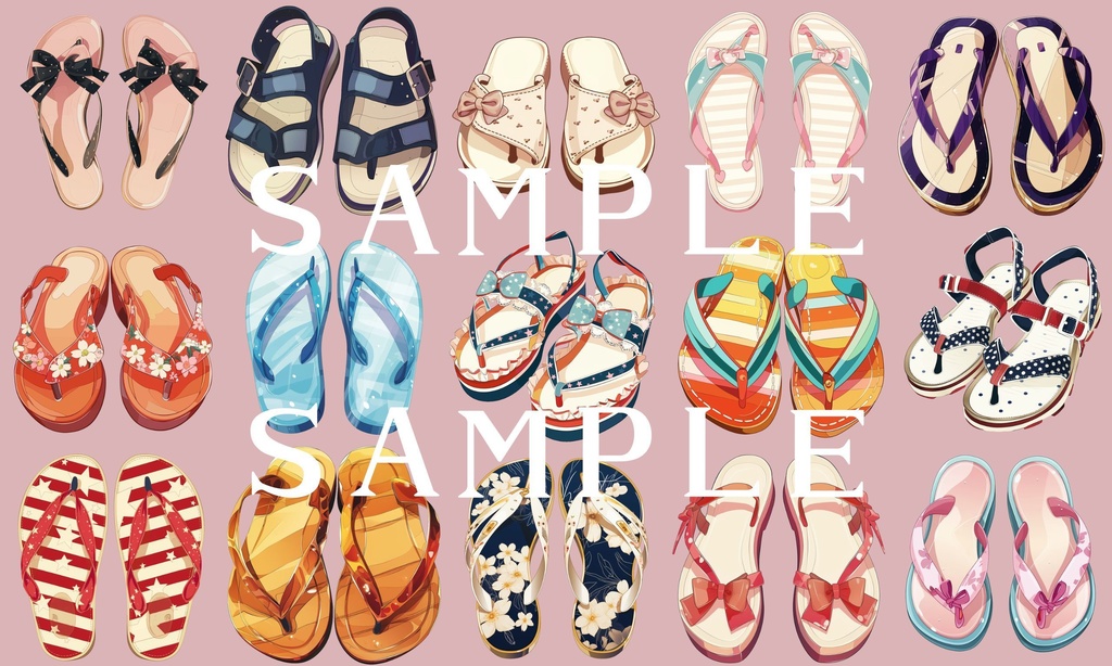 【透過済】女性 靴セット 01