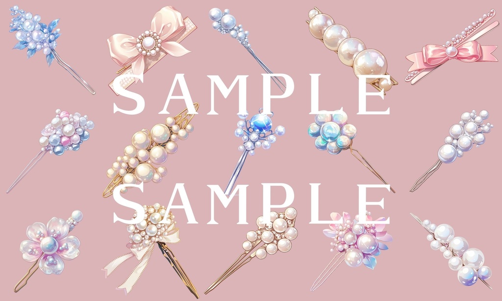 【透過済】パールアクセサリーセット 01