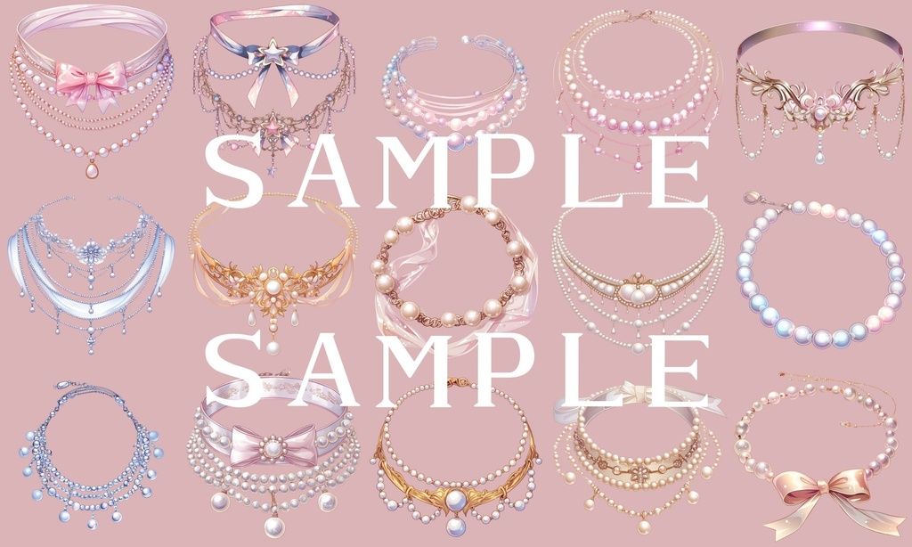 【透過済】パールアクセサリーセット 01