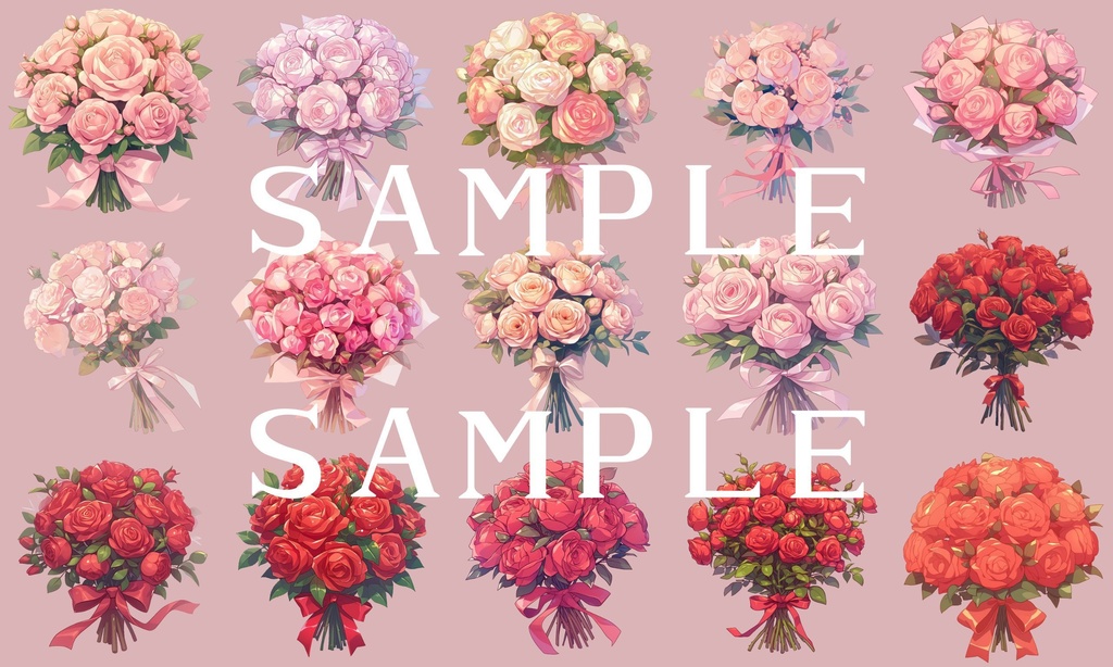 【透過済】ブーケセット 03