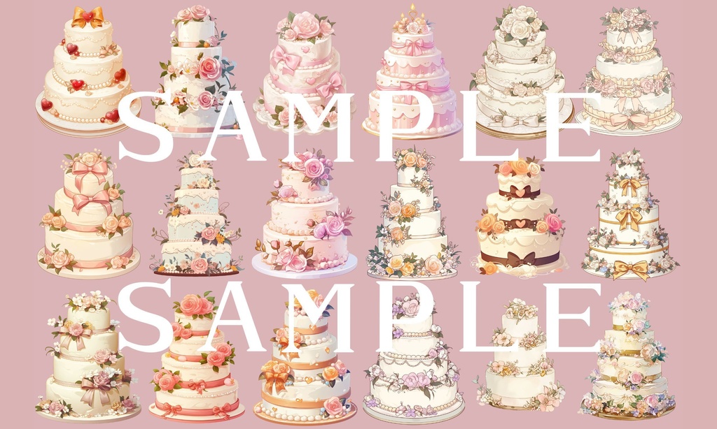 【透過済】ウェディングセット 02