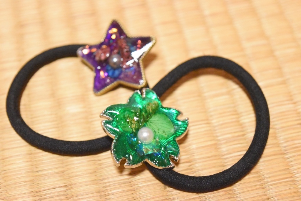 【鬼滅】不死川兄弟風ヘアゴム