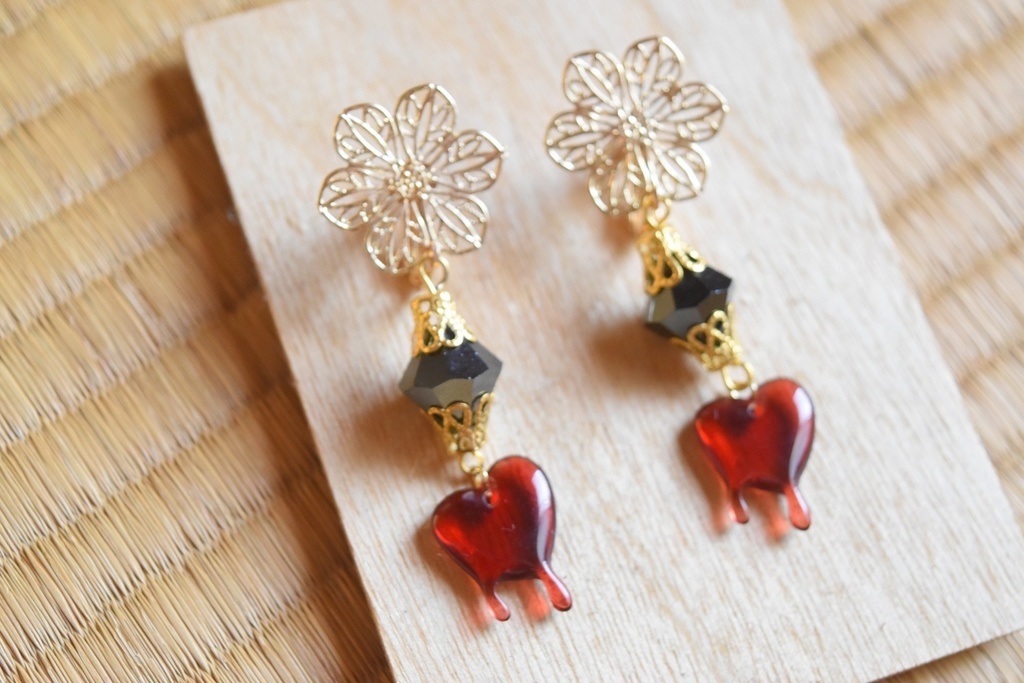 【鬼滅】童磨風イヤリング(orピアス)