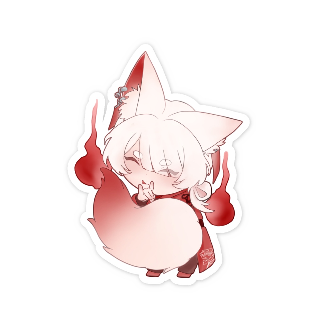 スマホステッカー　椿雅(Vol.1)