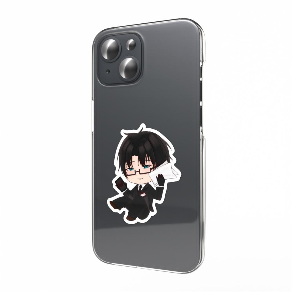 スマホステッカー 黒十葉月(Vol.1)