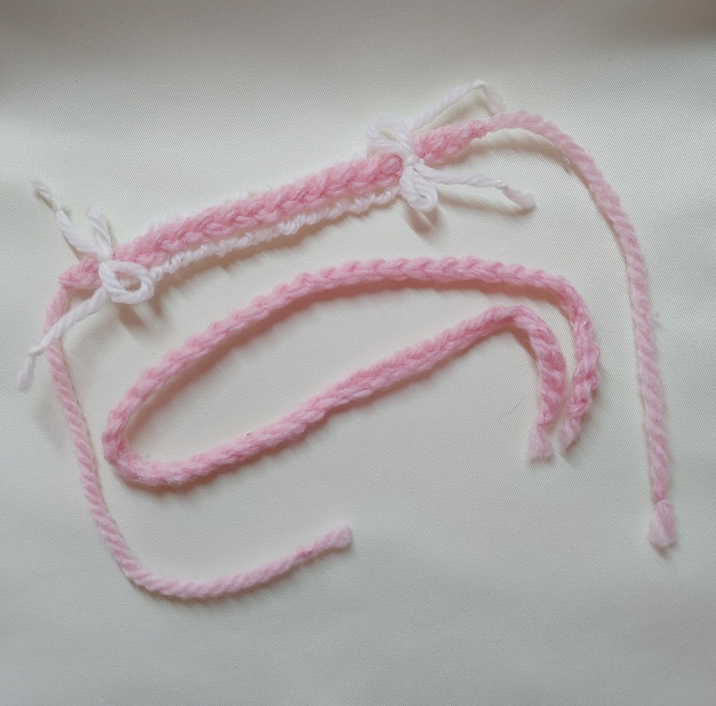 けいとヘッドドレス＆マフラー(サクラ)